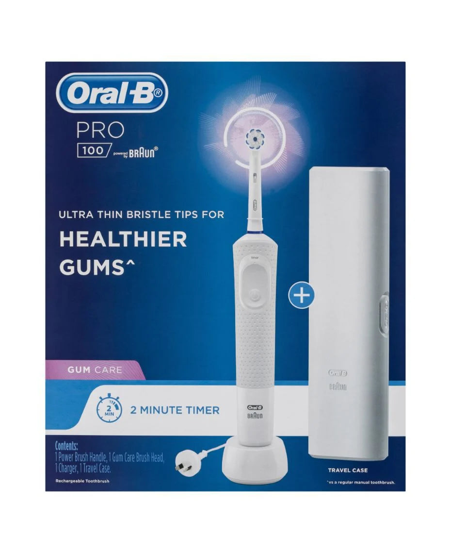 Oral-B Pro 100 Gum Care Electric Toothbrush White
