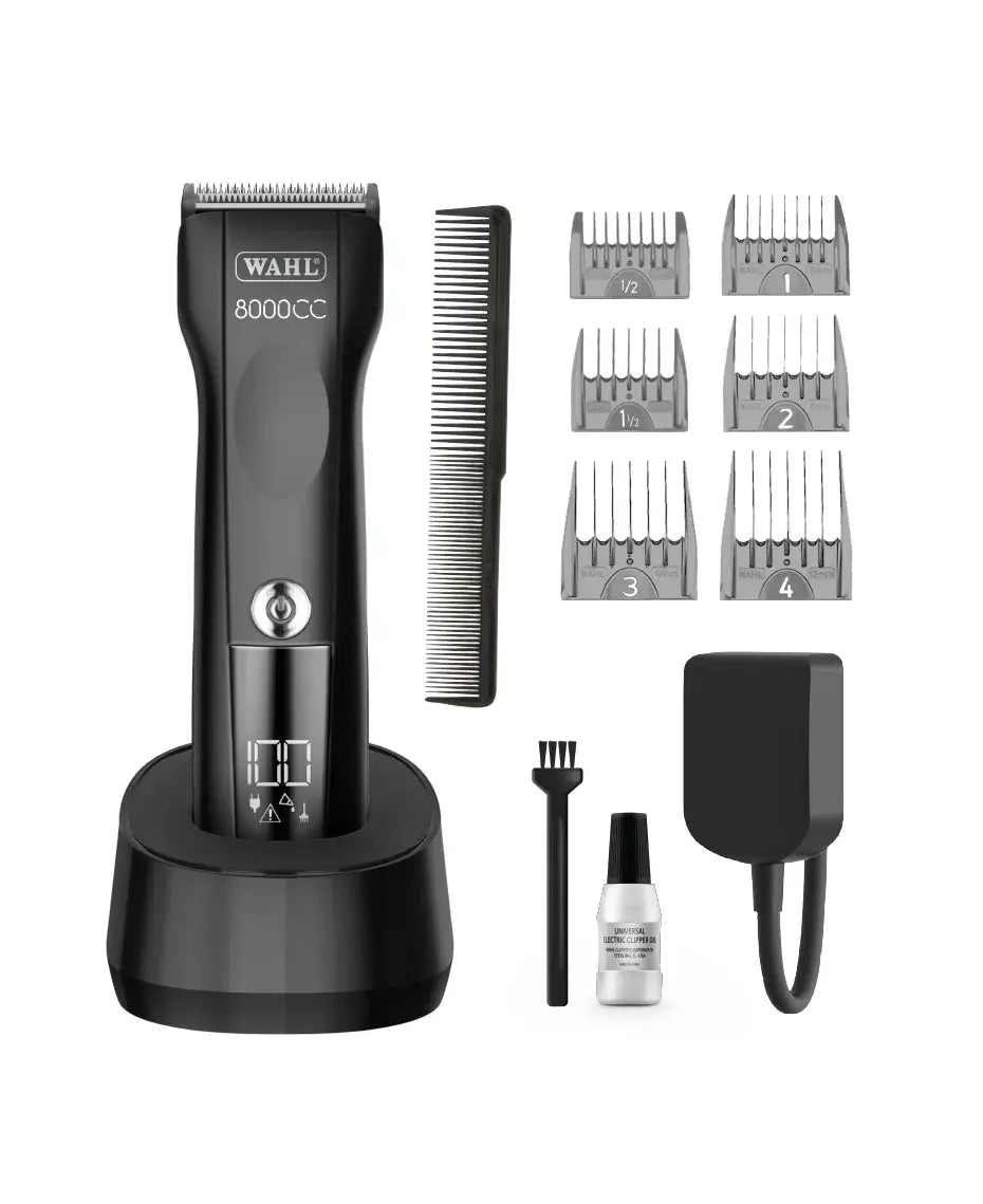 Wahl 8000CC Salon Series Cordless Hair Clipper – Lithium-Ion, 6000RPM, Pro Barber Grade SSP Av8Store