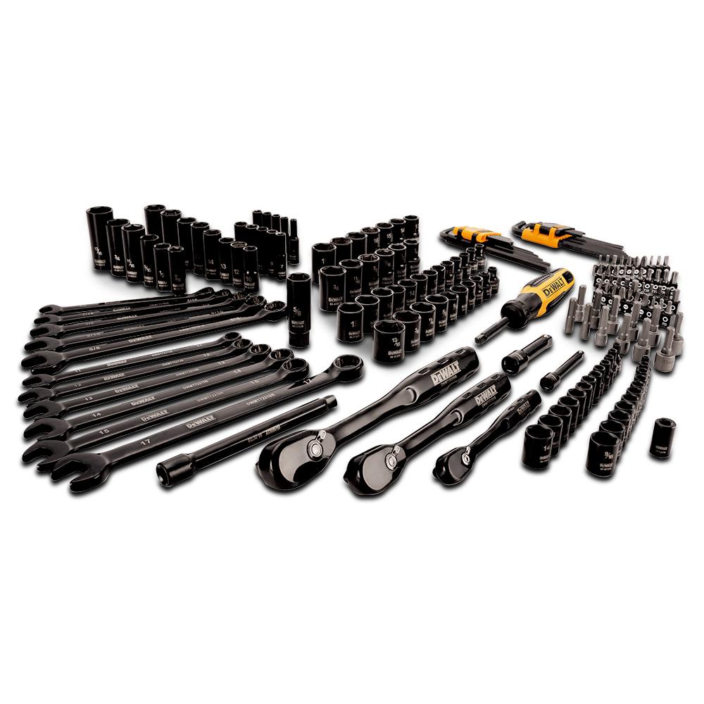 DeWalt 184-Piece Mechanics Socket Set | 1/4", 3/8" & 1/2" Drive | DWMT45184-1