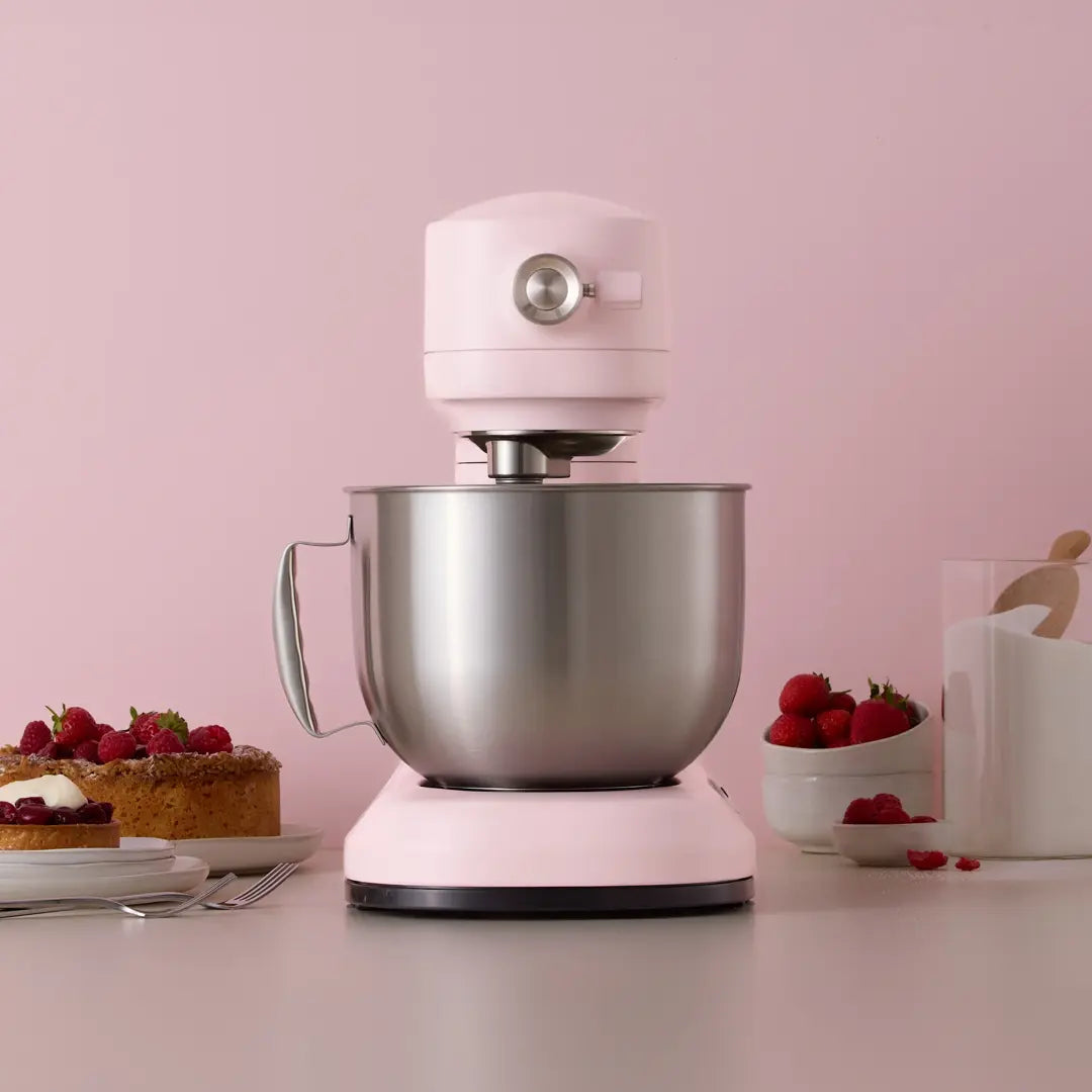 Wolstead Palette Stand Mixer 5L 1200W | Dusty Pink | Built-In Scale KWH Av8Store