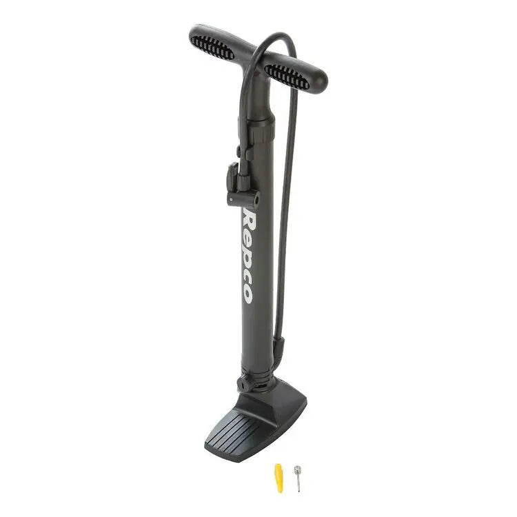 Repco Floor Pump Multicoloured | High-Pressure Bike Pump with Gauge & Dual Valve ANCD Av8Store