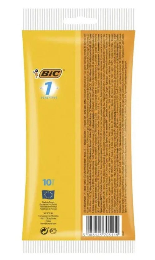 BIC Disposable Razors Single Blade 10-Pack – Sensitive Skin, Men's Shave BIC Av8Store