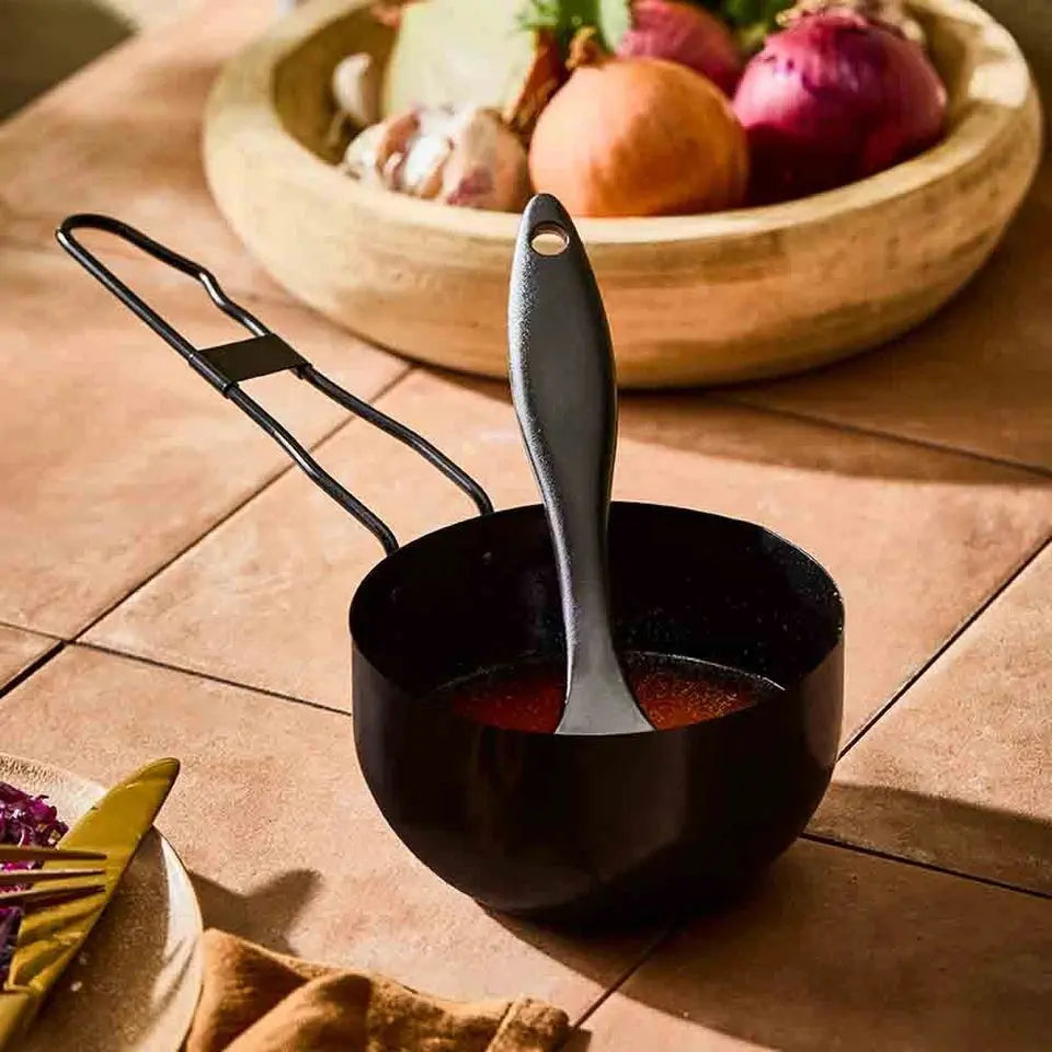 GRYLT Sauce Pot with Brush – Heat‑Safe Basting Pot for BBQ, Grilling & Cooking RBK