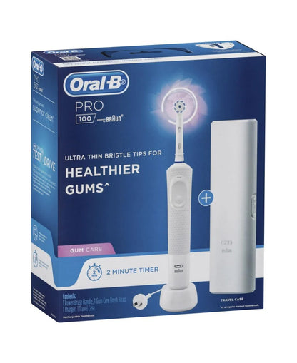 Oral-B Pro 100 Gum Care Electric Toothbrush White