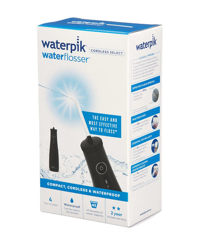Cordless Select Water Flosser - Black Waterpik Av8Store