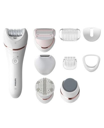 Philips Series 8000 Wet & Dry Epilator BRE700/00 | Gentle Hair Removal | Up to 4 Weeks Smooth Skin SSP Av8Store