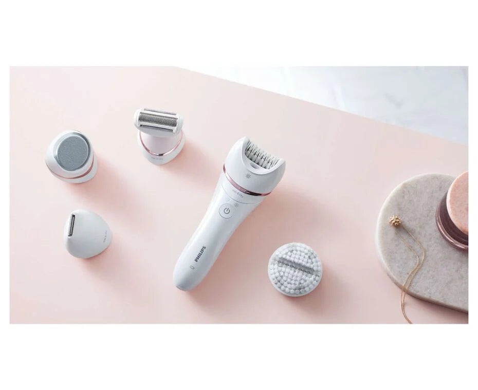 Philips Series 8000 Wet & Dry Epilator BRE700/00 | Gentle Hair Removal | Up to 4 Weeks Smooth Skin SSP Av8Store