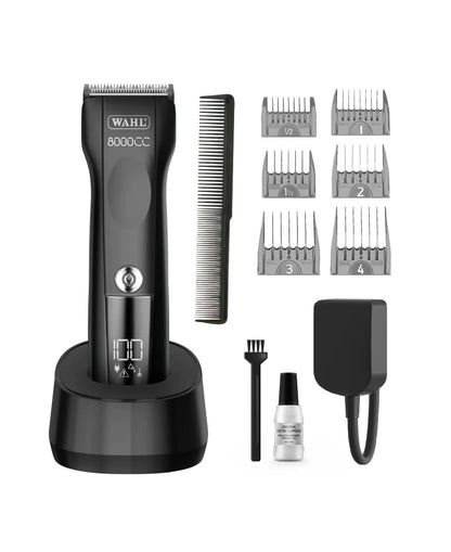 Wahl 8000CC Hair Clipper Cordless 6000rpm Rotary Motor Lithium Pro Barber AU SSP Av8Store