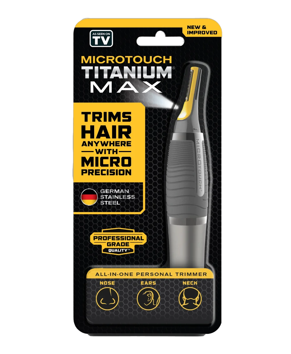 MicroTouch Titanium Max Ear Nose Eyebrow Trimmer MTTM Micro Precision Stainless AU SSP Av8Store