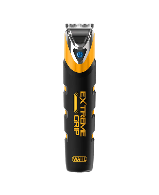 Wahl Extreme Grip Stainless Steel Trimmer | Wet & Dry All-in-One Grooming Kit