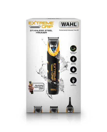 Wahl Extreme Grip Stainless Steel Trimmer | Wet & Dry All-in-One Grooming Kit Wahl Av8Store