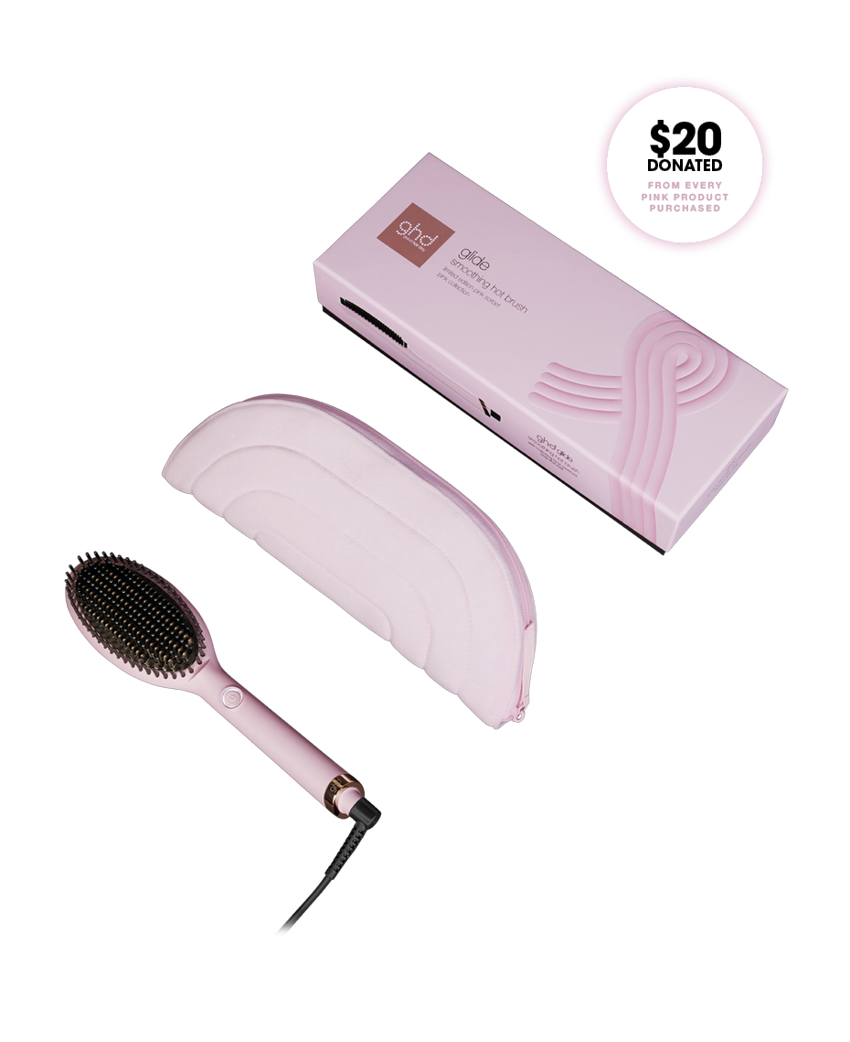 Glide Smoothing Hot Brush in Pink Sorbet - Limited Edition GHD Av8Store