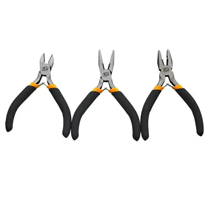 Craftright Mini Pliers Set 3 Piece – Long Nose, Diagonal & Combination Pliers BNG