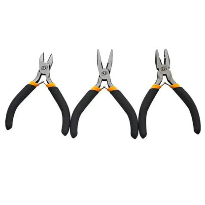 Craftright Mini Pliers Set 3 Piece – Long Nose, Diagonal & Combination Pliers BNG