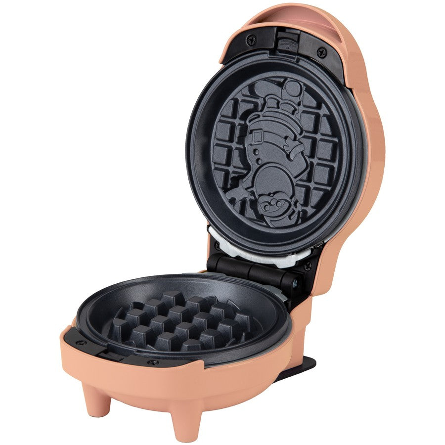 Mini Waffle Maker with Interchangeable Plates Non‑Stick Compact Fun Treats AU BIG Av8Store