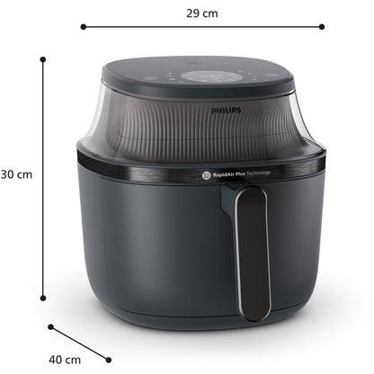 Philips 3000 Series Air Fryer 4.2L – Black | RapidAir Plus Technology
