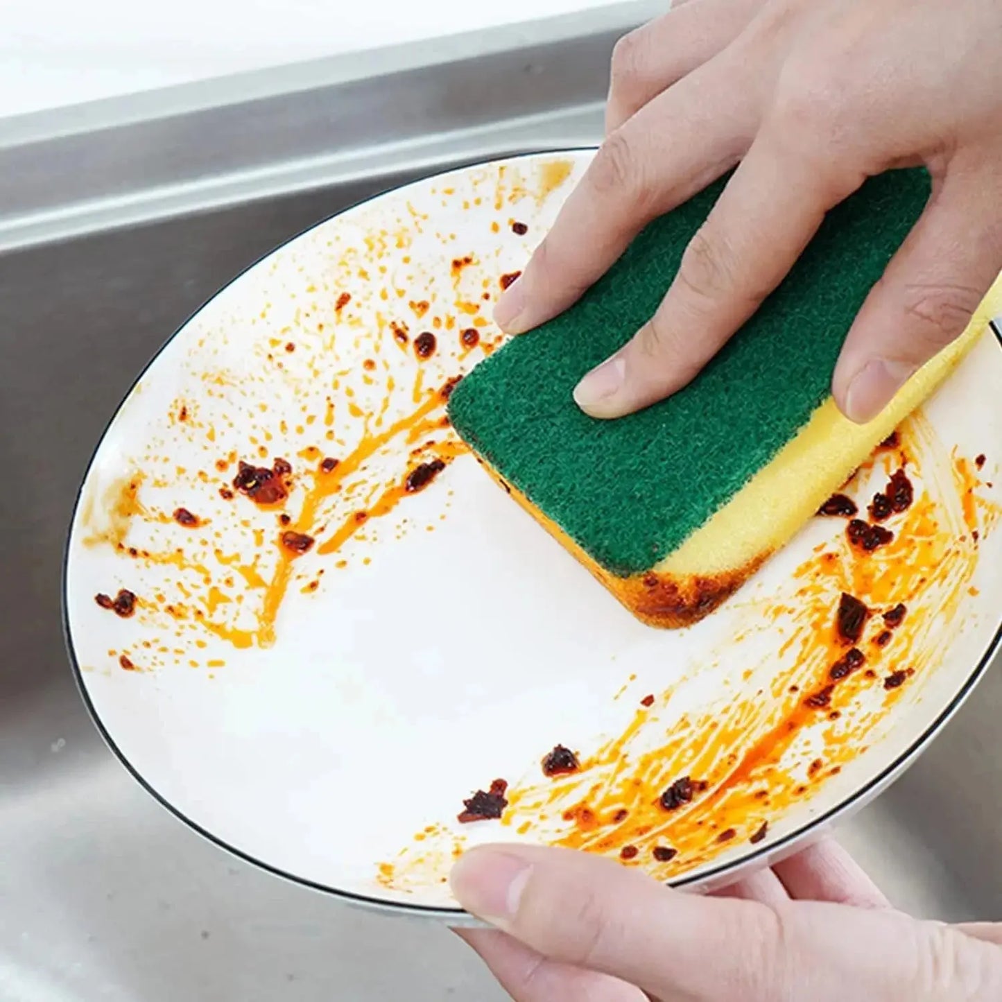 Dual-Sided Cleaning Sponge Pack – Heavy-Duty Scrubber for Kitchen, Dishes, Pots & Surfaces | Av8store.com.au AEX