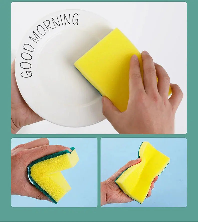 Dual-Sided Cleaning Sponge Pack – Heavy-Duty Scrubber for Kitchen, Dishes, Pots & Surfaces | Av8store.com.au AEX