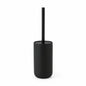 Openook Ceramic Toilet Brush Holder – Matte Black | Bathroom Organiser | AU BIG Av8Store