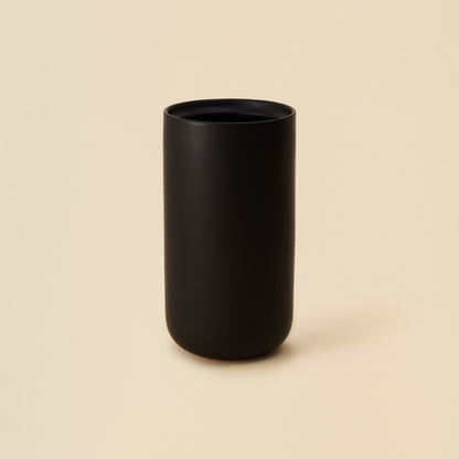Openook Ceramic Toilet Brush Holder – Matte Black | Bathroom Organiser | AU BIG Av8Store