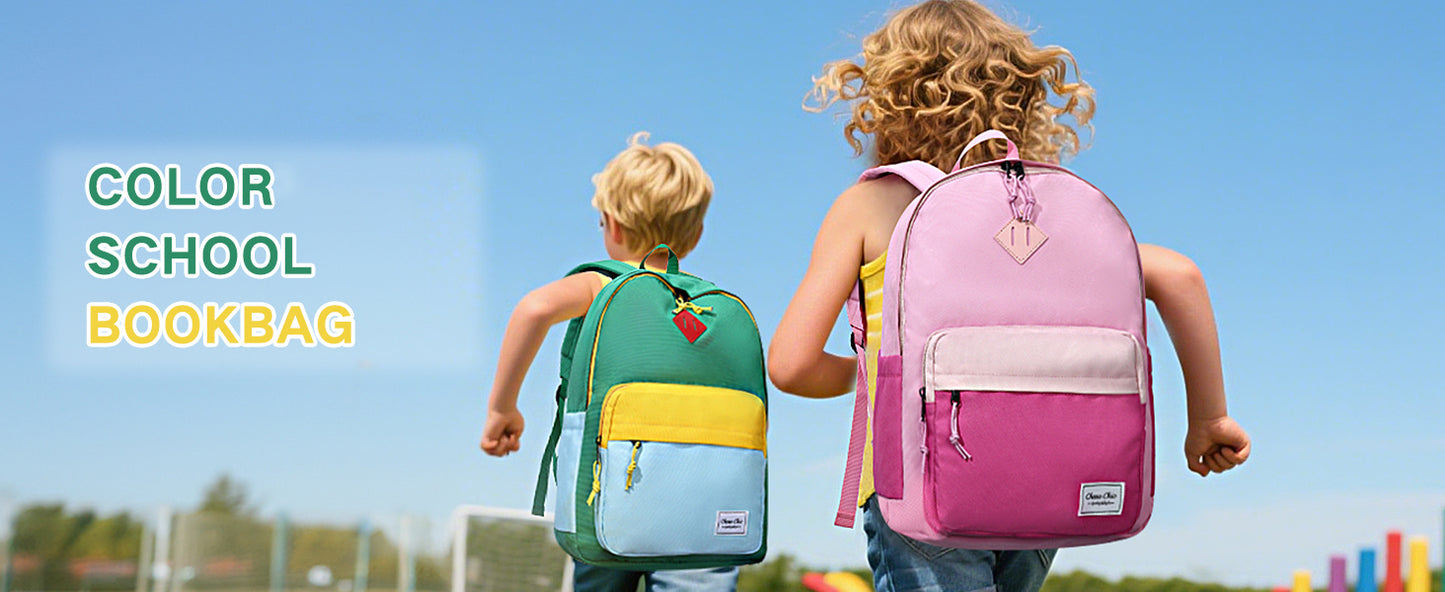 Chase Chic Kids Backpack – Lightweight Water-Resistant School Bag for Boys & Girls | Ages 3+
