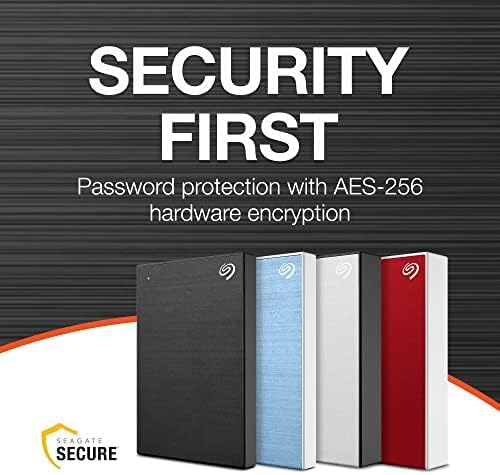 Seagate One Touch Portable External Hard Disk Drive with Data Recovery Services, 1TB, Grey Av8Store Av8Store