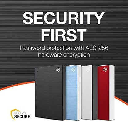 Seagate One Touch Portable External Hard Disk Drive with Data Recovery Services, 1TB, Grey Av8Store Av8Store