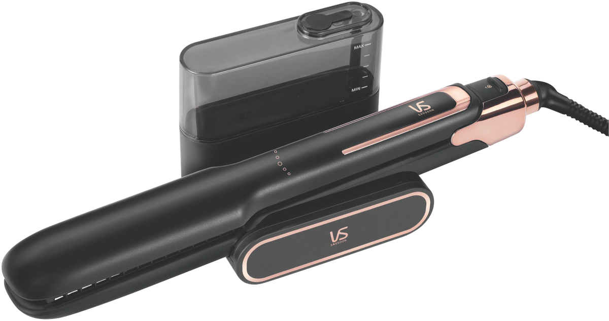 VS Sassoon Steam Straight Brilliance straightener with steam dock