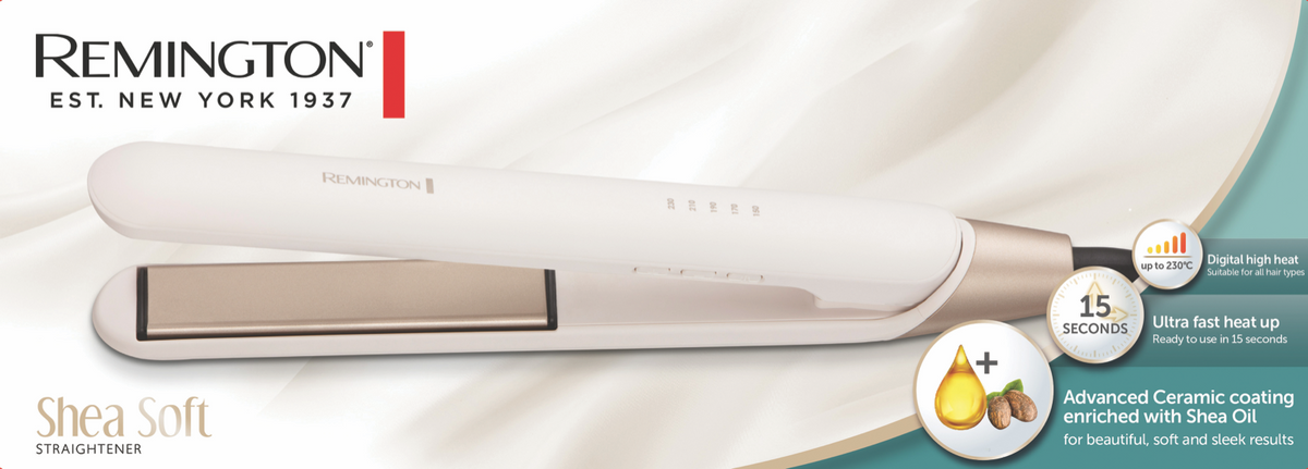 Remington Shea Soft straightener retail box