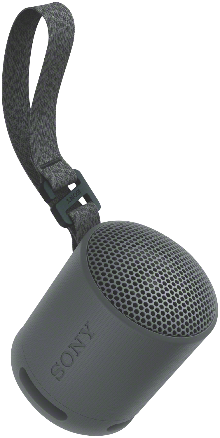 Sony SRS-XB100 speaker with carry strap