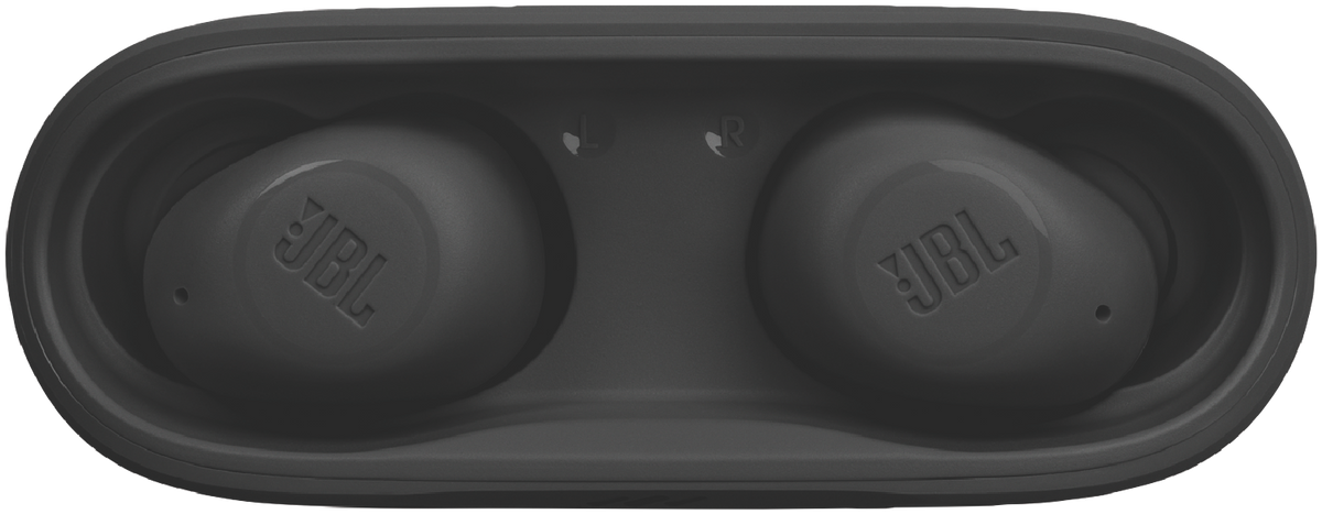 JBL Wave Bud earbuds in charging case