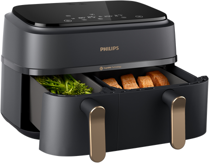 Philips Dual Basket Airfryer - Side Profile