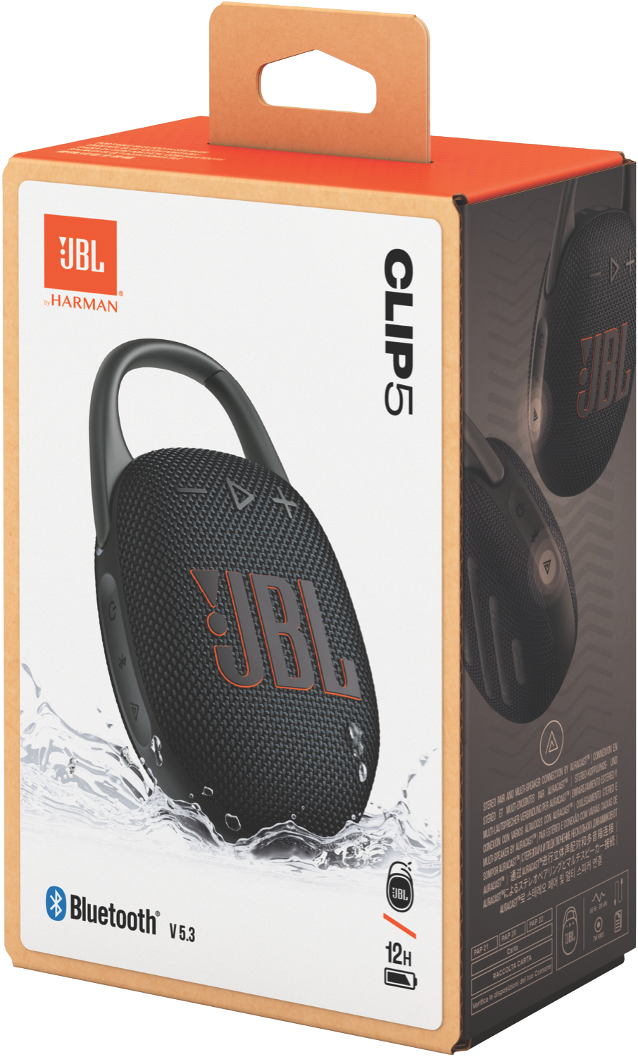 JBL Clip 5 speaker retail box
