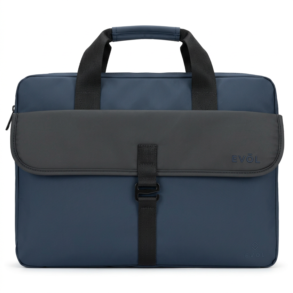 Evol Krispo blue laptop briefcase, image 3