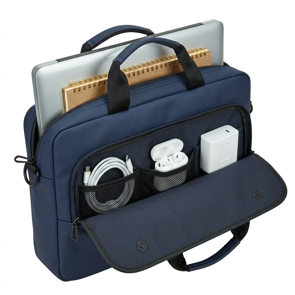 Evol Krispo blue laptop briefcase, image 9