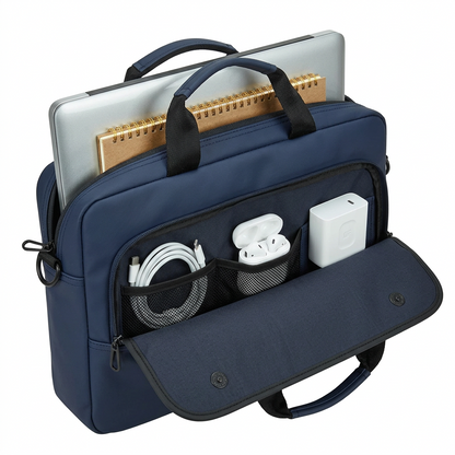 Evol Krispo blue laptop briefcase, image 9