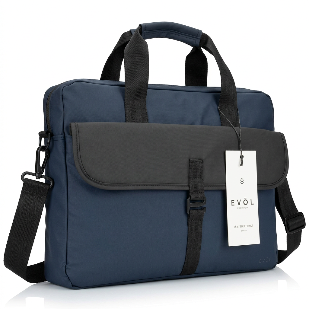 Evol Krispo blue laptop briefcase, image 5