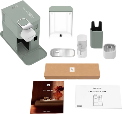 Nespresso Lattissima One Capsule Coffee Machine | Sage Green | EN510GR | De'Longhi