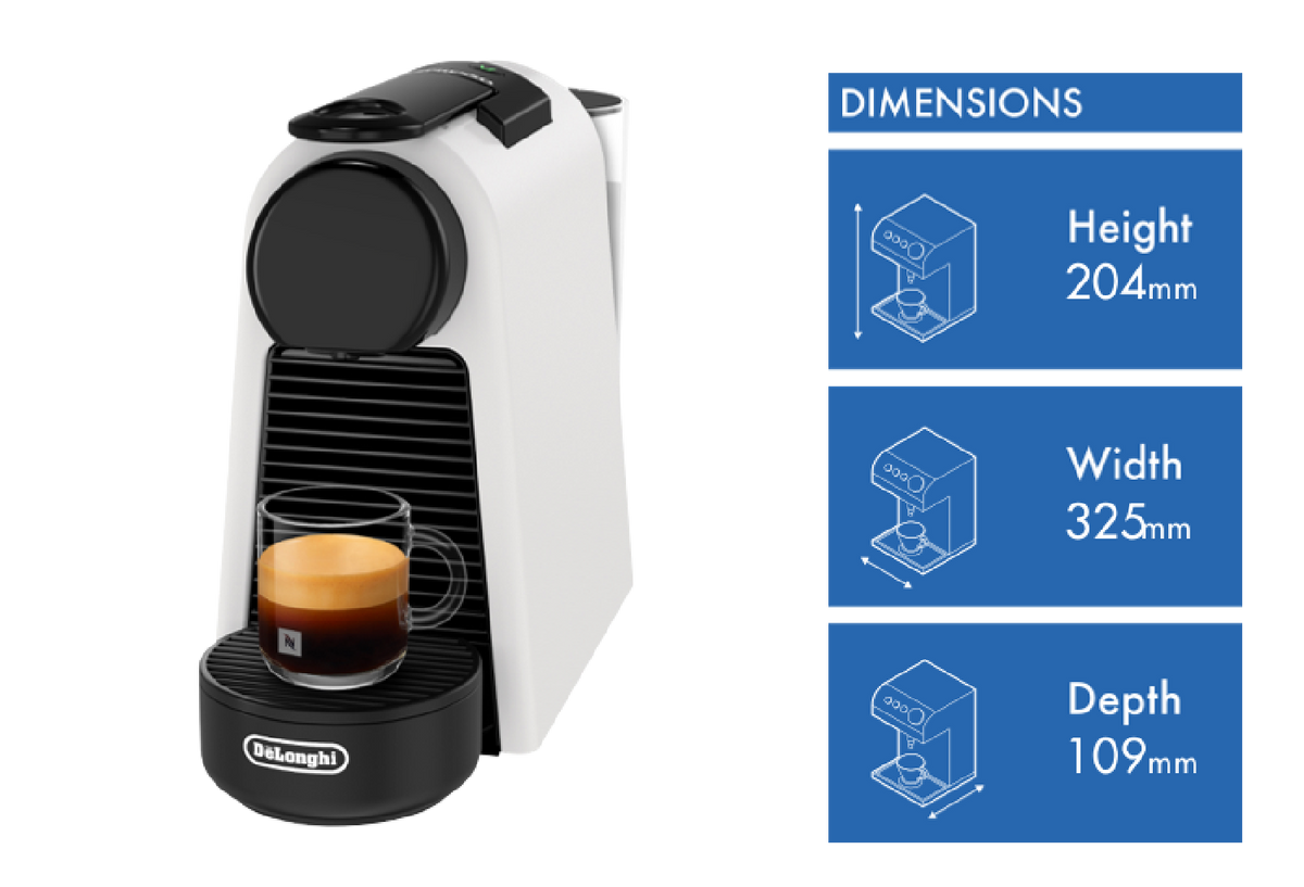Nespresso Essenza Mini Bundle White - Aeroccino Frother Detail