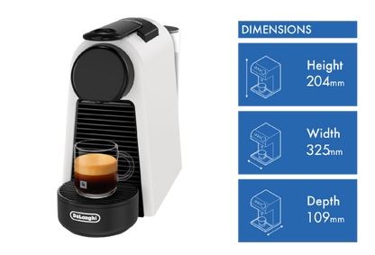 Nespresso Essenza Mini Bundle White - Aeroccino Frother Detail