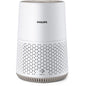 Philips air purifier with decorative perforated design on a white background