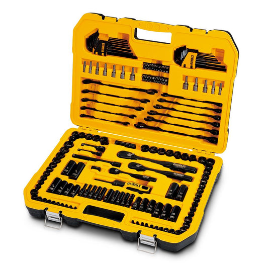 DeWalt 184-Piece Mechanics Socket Set | 1/4", 3/8" & 1/2" Drive | DWMT45184-1 SYDTLS Av8Store