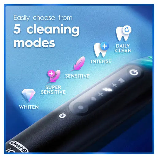 Oral-B iO5 Electric Toothbrush – 3 Brush Heads & Travel Case Included PLP