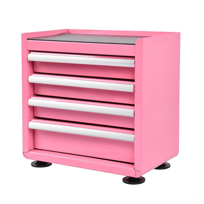 Craftright Pink 4 Drawer Mini Tool Chest