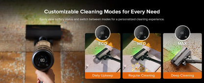Roborock H60 Hub Ultra Cordless Vacuum | 210AW Auto-Empty Dock | 90-Min Runtime | AU AMZ