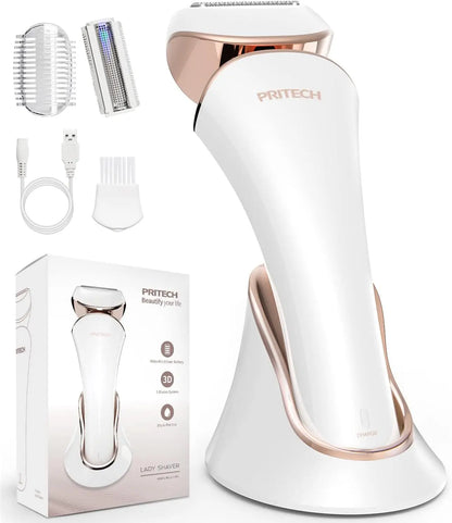 Pritech Lady Shaver with packaging on a white background