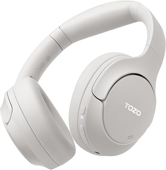 TOZO HT2 Over-Ear Bluetooth Headphones | Hybrid ANC, Hi-Res Audio, 60Hr Battery | 7 Colours AMZ Av8Store