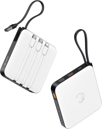 20000mAh Portable Charger 22.5W – Power Bank w/ 4 Cables & LED Display AMZ Av8Store