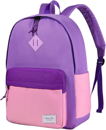 Chase Chic Kids Backpack – Lightweight Water-Resistant School Bag for Boys & Girls | Ages 3+