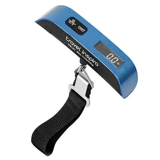 Travel Inspira Portable Digital Luggage Scale – 50kg | Backlit LCD AMZ